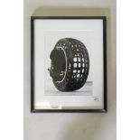 The Dynasphere, a Hulton Getty silver gelatin resin print, 20 x 27cm