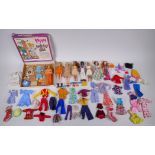 Eight Palitoy Pippa and Friends dolls, including a boxed Pippa the Holiday Girl, 2 loose Pippas, a