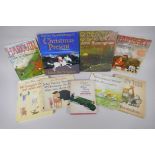 A collection of books illustrated by John Burningham, including the US first edition of Chitty