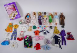 Eight Palitoy Pippa and Friends dolls, including 2 Pippa dolls, a Marie in original box, a Mandy,