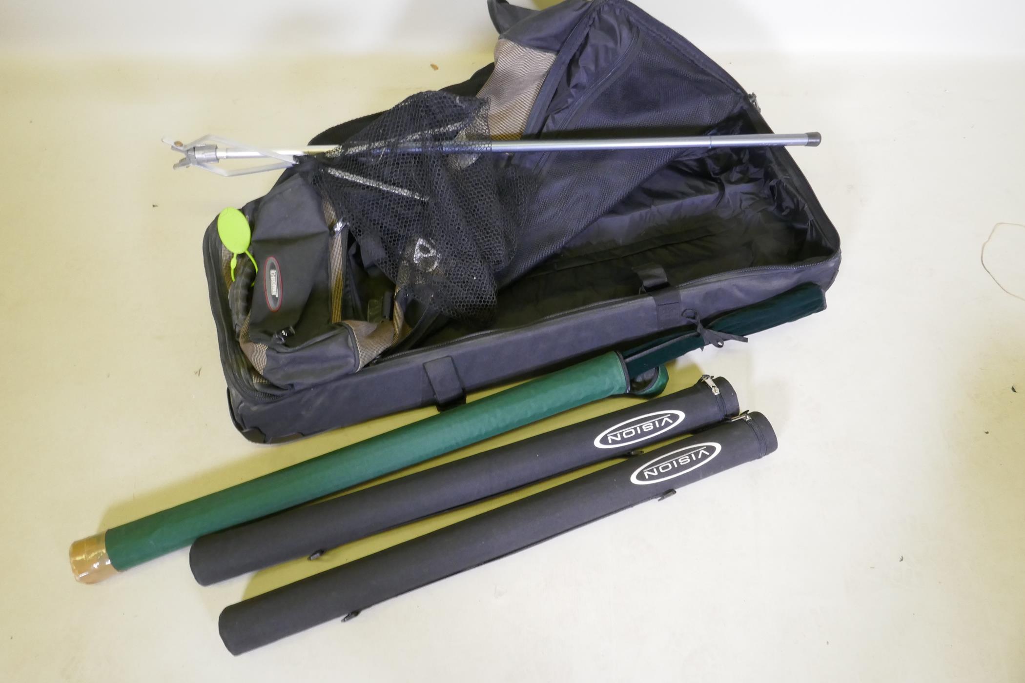 Fly fishing gear, lures, reels, tools and rods, Scierra SST, Brian Peterson Drifter Master Fly, - Image 14 of 14
