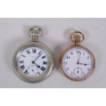 An L.N.E.R. (London & North Eastern Railway) railway issued pocket watch by Selex, marked to the