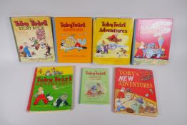 A collection of early Toby Twirl books by Sheila Hodgetts and illustrated by Edward Jeffrey,