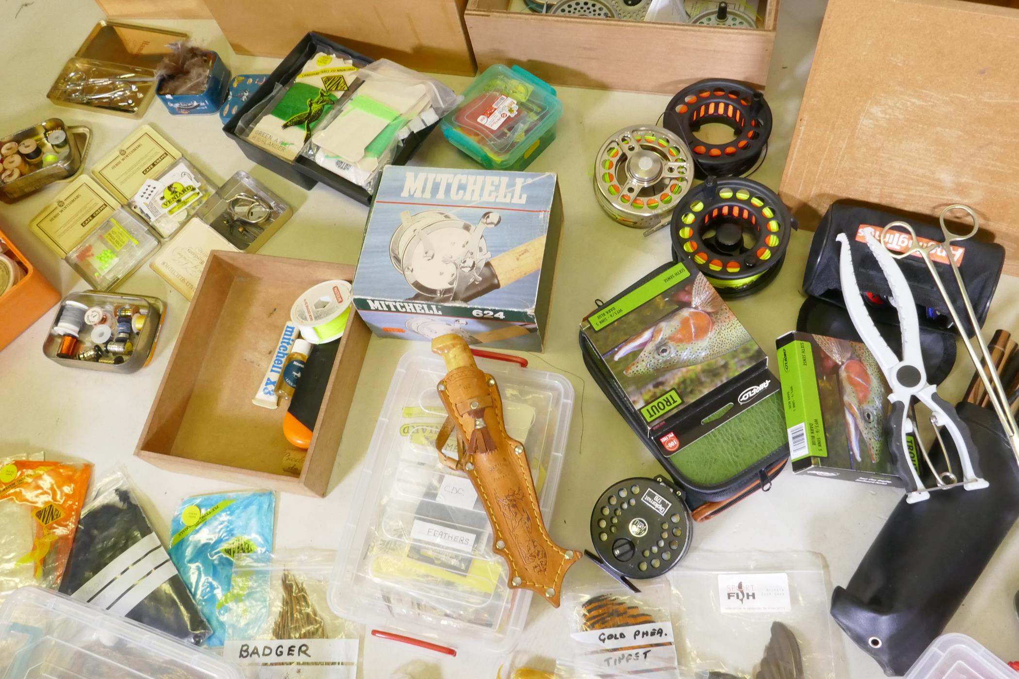 Fly fishing gear, lures, reels, tools and rods, Scierra SST, Brian Peterson Drifter Master Fly, - Image 8 of 14