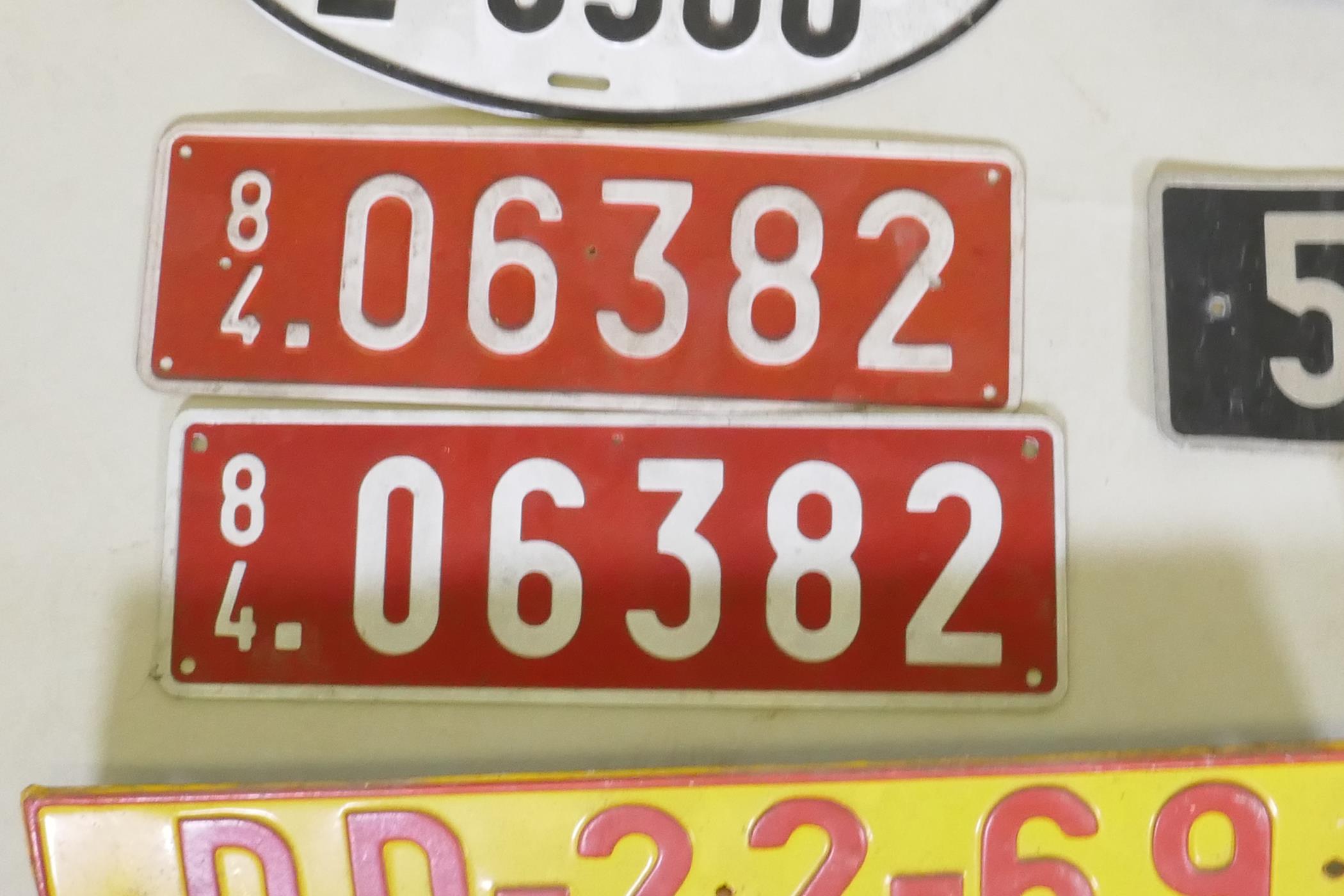 A quantity of car number/licence plates - Image 3 of 5