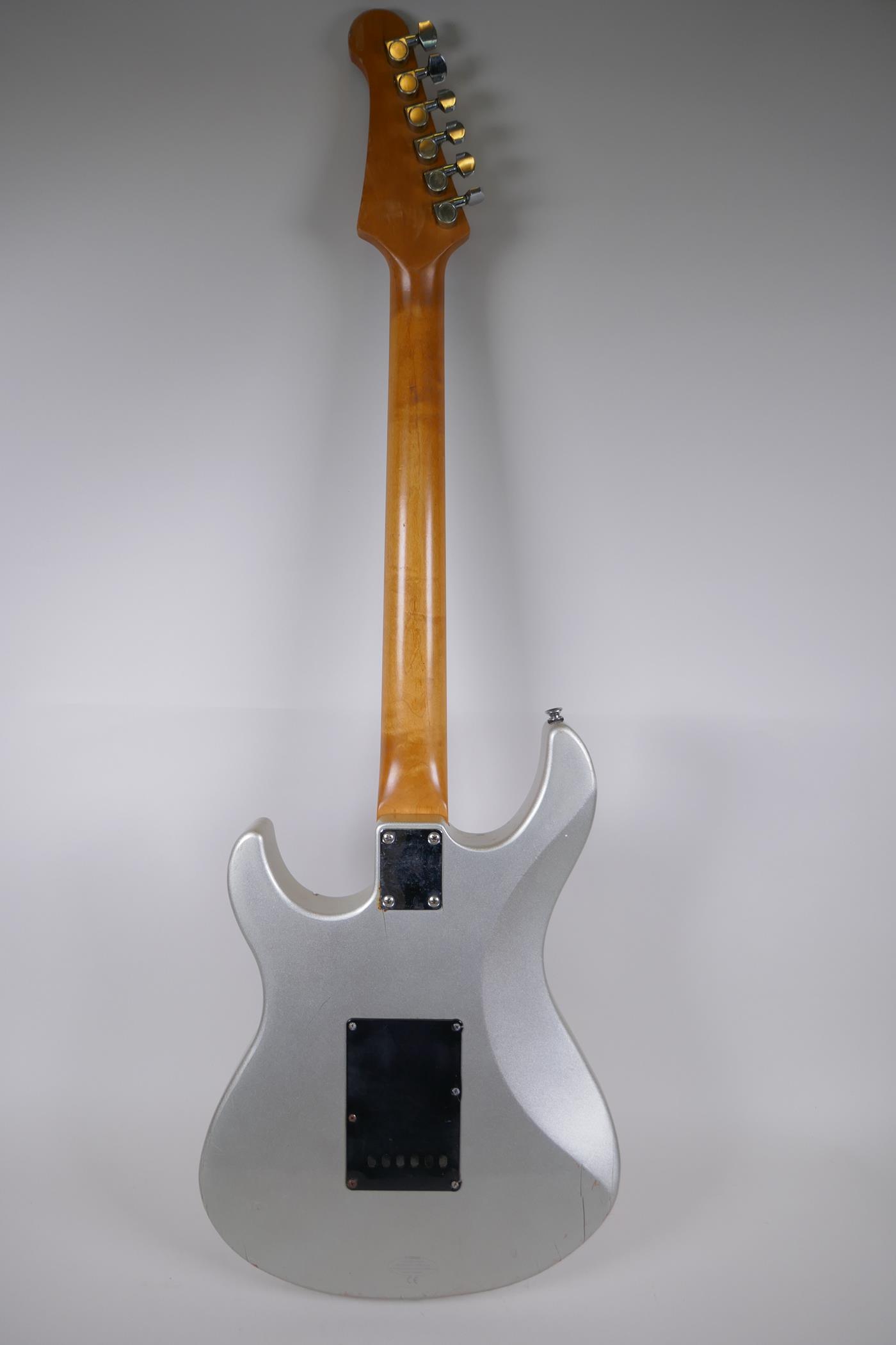 A silver Yamaha Pacifica 112X electric guitar, 98cm long - Image 5 of 8