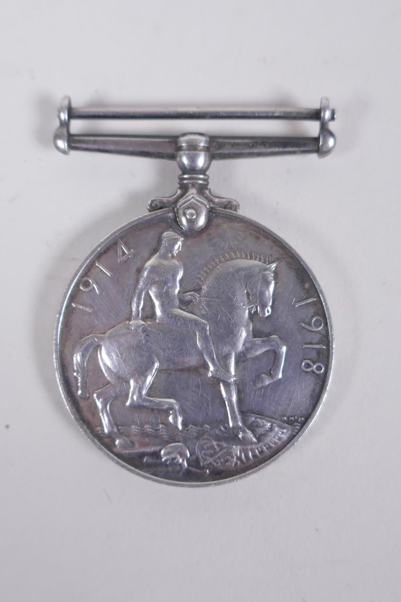 The British War Medal 1914-1920, (1918), presented to Private G.H. Duncombe, Notts & Derry Regiment, - Image 4 of 10