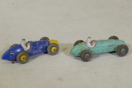 Dinky Toys, 23H Ferrari and 23J H.W.M racing cars
