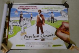 Ten British film Quad posters including Napoleon Dynamite, Swan Lake, The Straight Story, Monster'