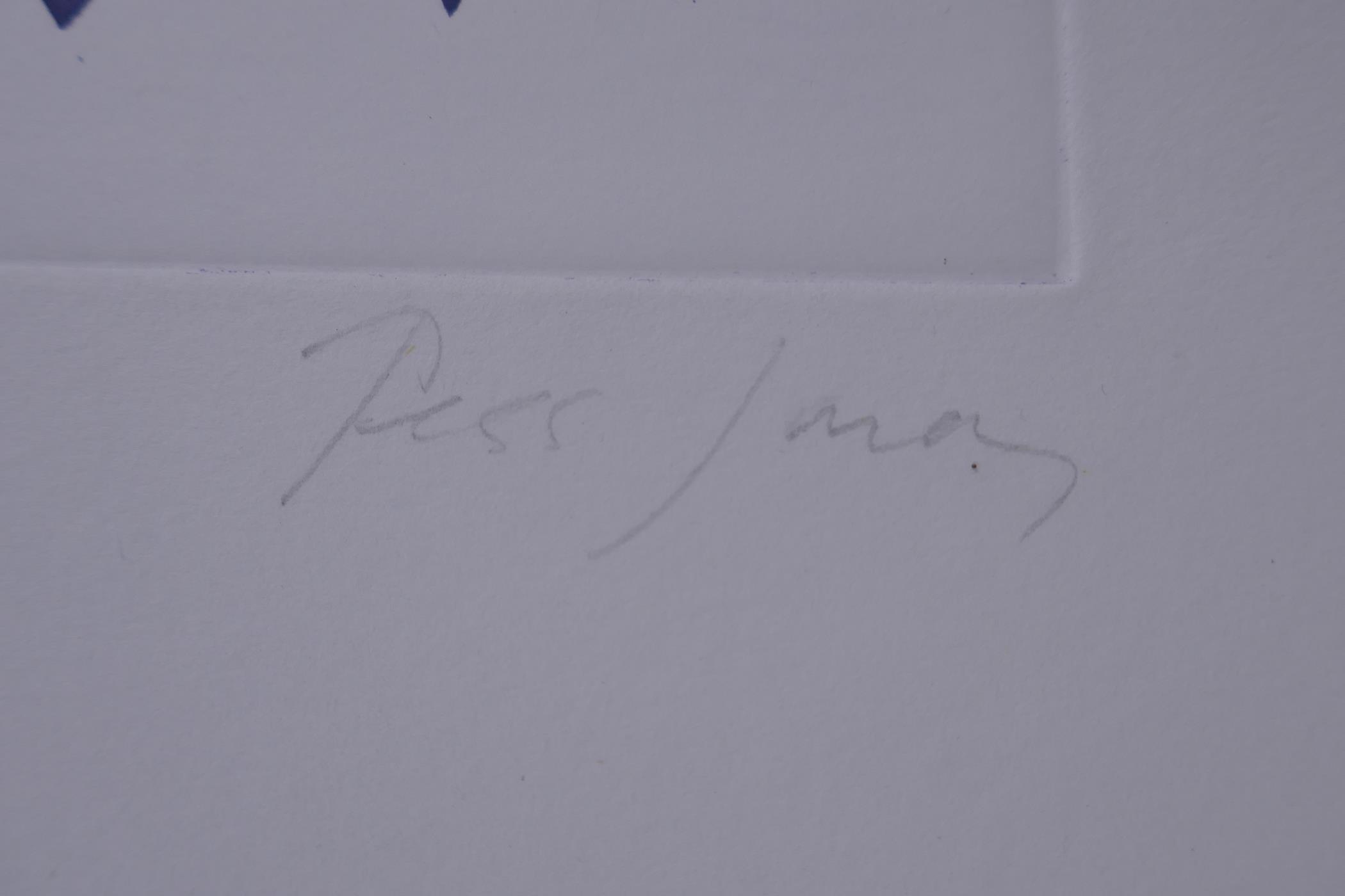 Tess Jaray RA, (British, b.1937), Minaret 1, 1984, printer's proof etching, pencil signed; - Image 3 of 4