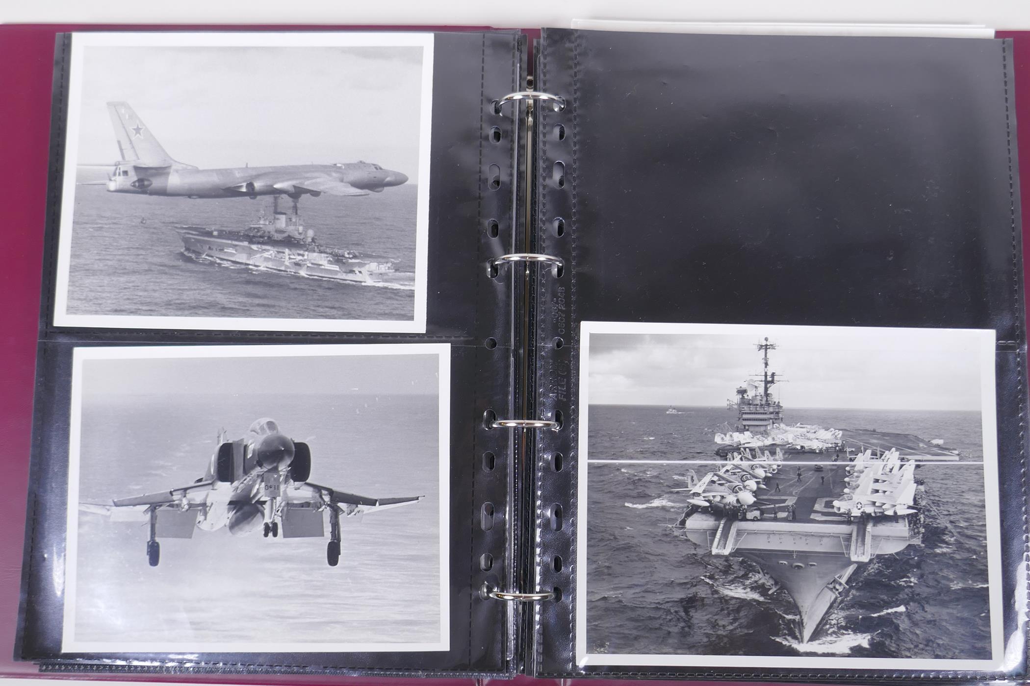 A large quantity of photographs and cuttings relating to the Navy and Airforce - Image 8 of 9