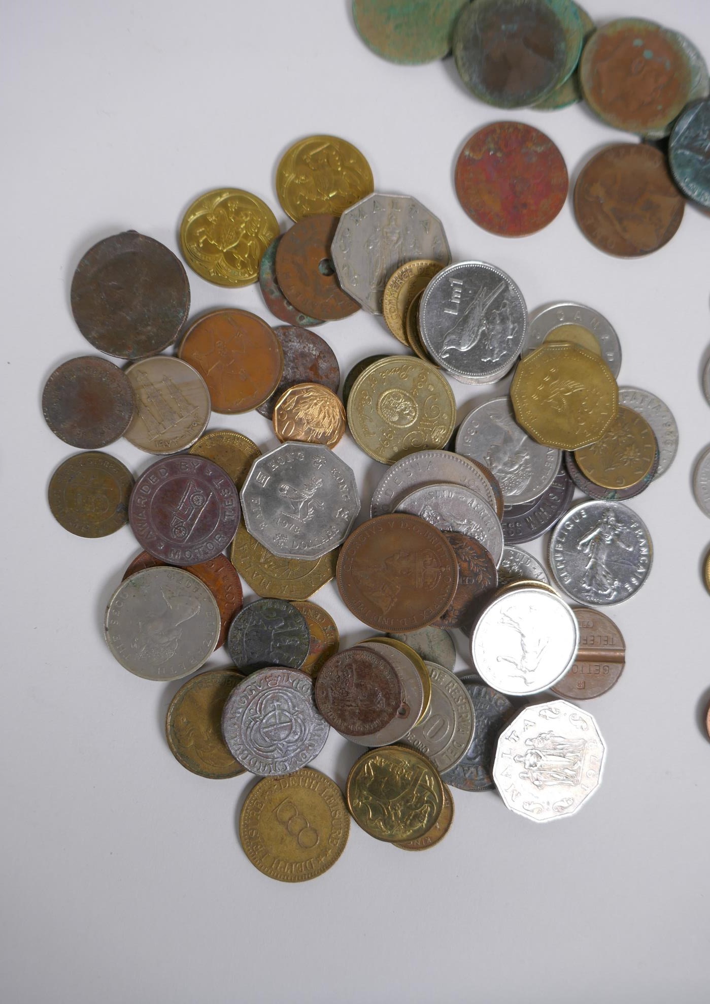 A large quantity of C19th and C20th British and world coinage - Image 5 of 9