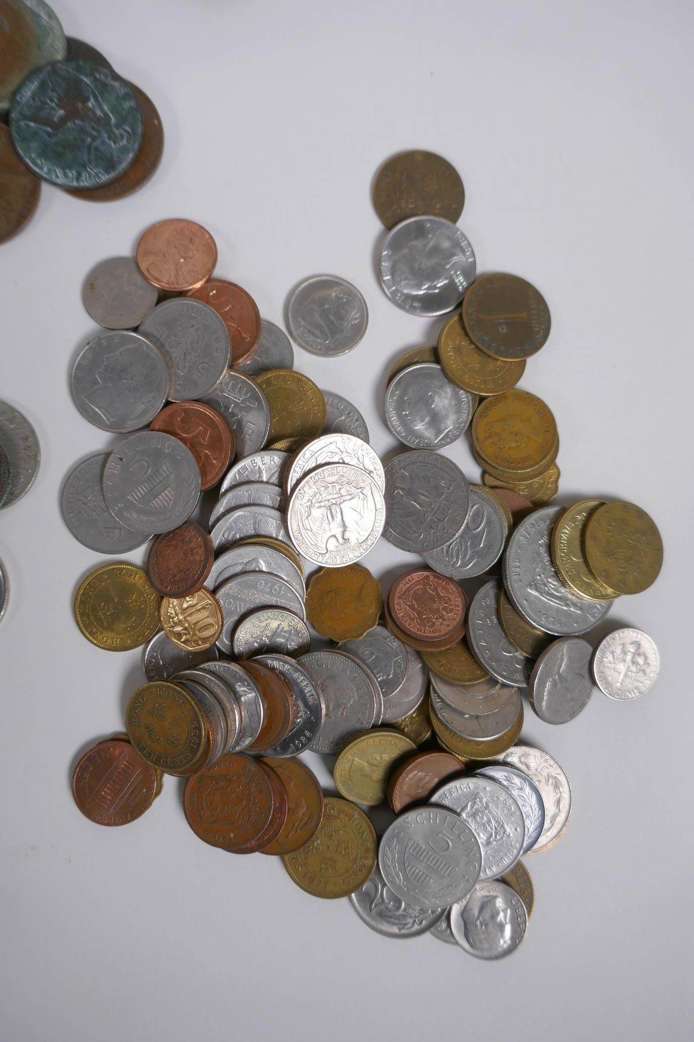 A large quantity of C19th and C20th British and world coinage - Image 2 of 9