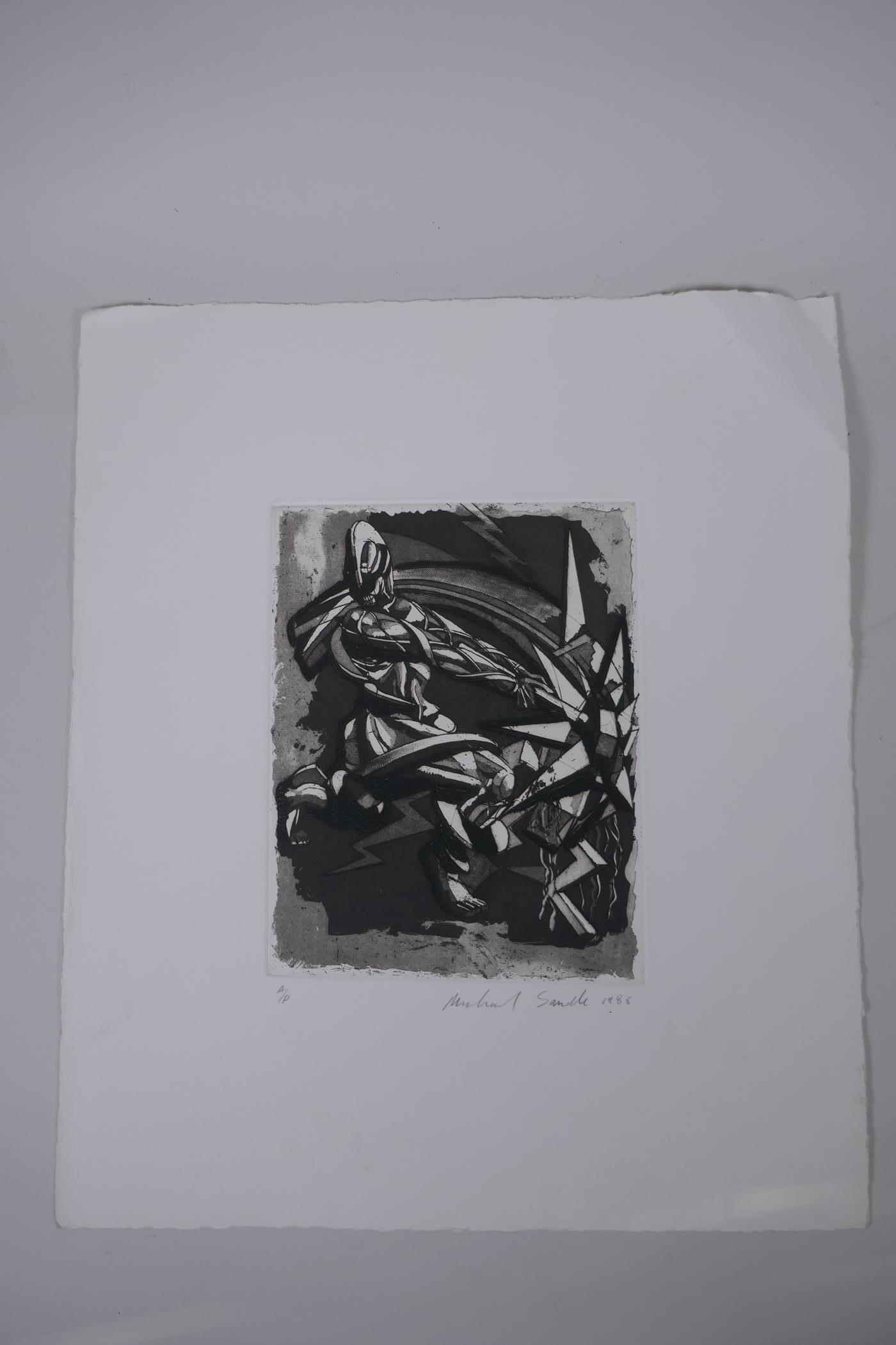 Michael Sandle RA (British, b.1936) Rank 1986, Artist's Proof Etching, pencil signed; Provenance: - Image 5 of 5