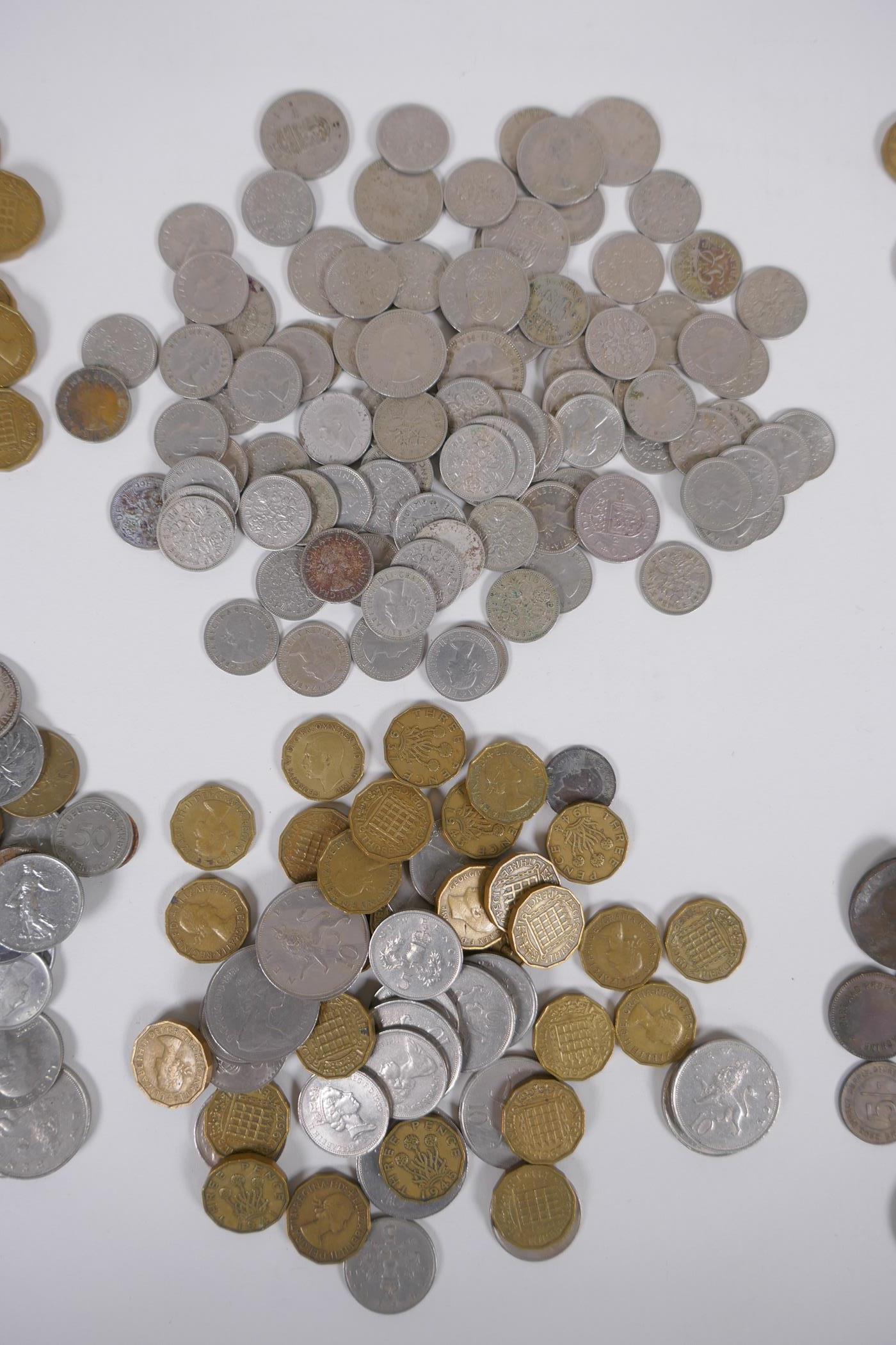 A large quantity of C19th and C20th British and world coinage - Image 6 of 9