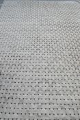A deep pile carpet with contemporary design, 296 x 398cm