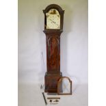 A C19th mahogany long case clock, the eight day movement by J.A. Bath of Cirencester, AF, 213cm high