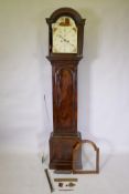 A C19th mahogany long case clock, the eight day movement by J.A. Bath of Cirencester, AF, 213cm high