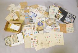 A postage stamp collection, UK, dominions, Commonwealth and world, particularly Fiji
