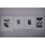 Michael Sandle RA (British, b.1936), four smaller scale etching editions, two AP, all pencil signed;