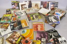 A large collection of LPs and 45s, mostly 60s, 70s, 80s rock, pop and easy listening and country