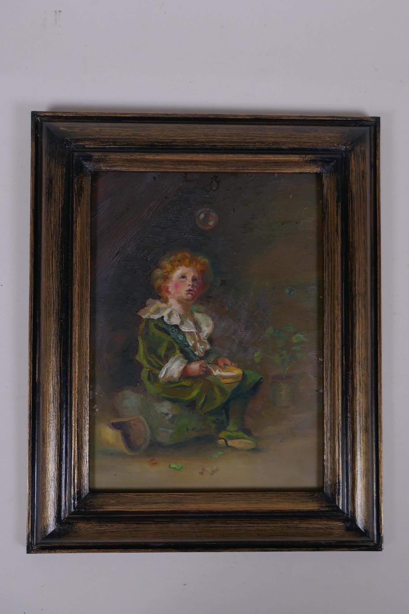 After John Everett Millais, Bubbles, oil on board, 15 x 20cm - Image 2 of 3