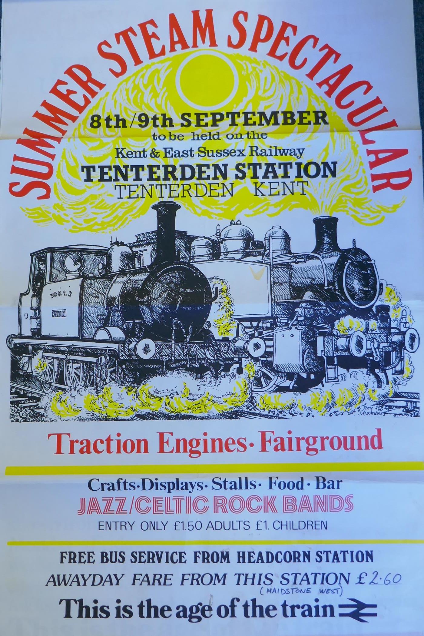 Five vintage British Rail posters, 101 x 64cm