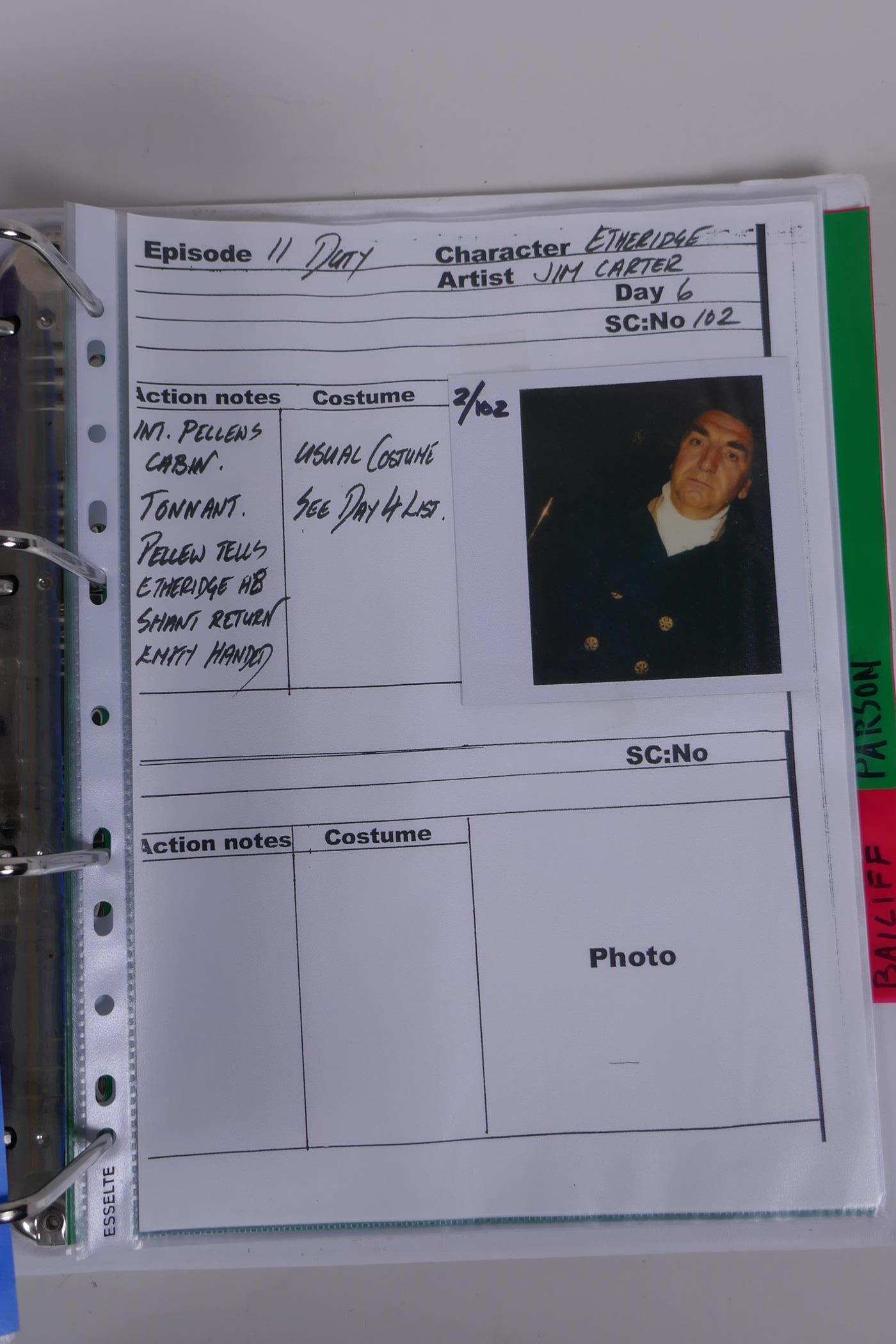 A Meridian broadcasting 'production book' for the TV series Hornblower, episode 2, Duty, - Image 6 of 7