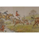 Snaffles, (Charles J. Payne), signed print, Prepare to Receive Cavalry, signed in pencil, with