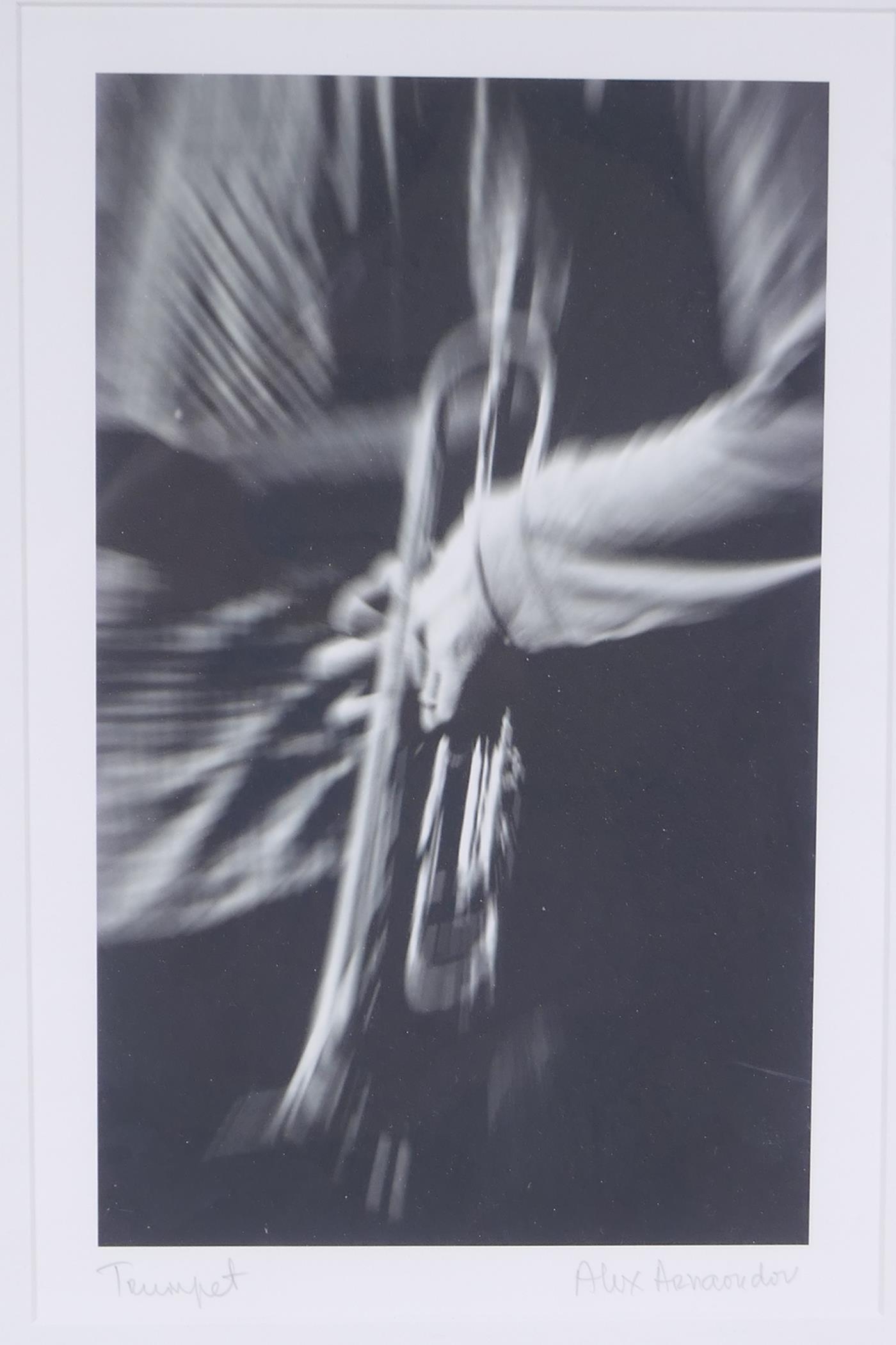Alex Arnaoudor, (Bulgarian, b. 1974), Trumpet, digital photographic print, pencil signed, 16 x 26cm - Image 2 of 5