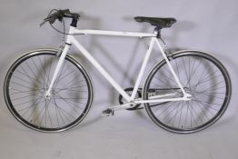 A gentleman's bicycle with fix and free wheel, bears label Avoset Sports Ltd