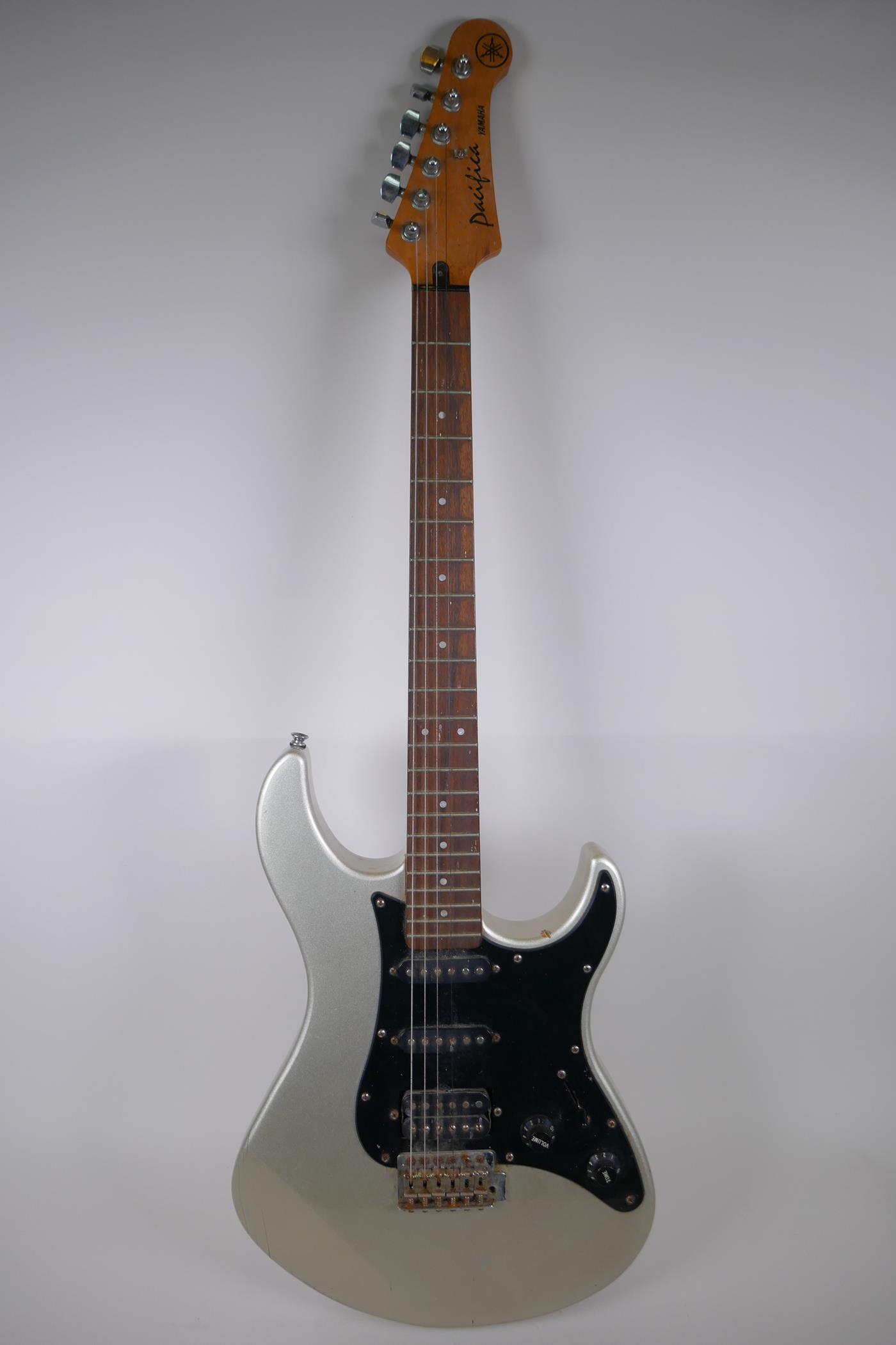 A silver Yamaha Pacifica 112X electric guitar, 98cm long - Image 2 of 8