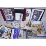 A large quantity of photographs and cuttings relating to the Navy and Airforce