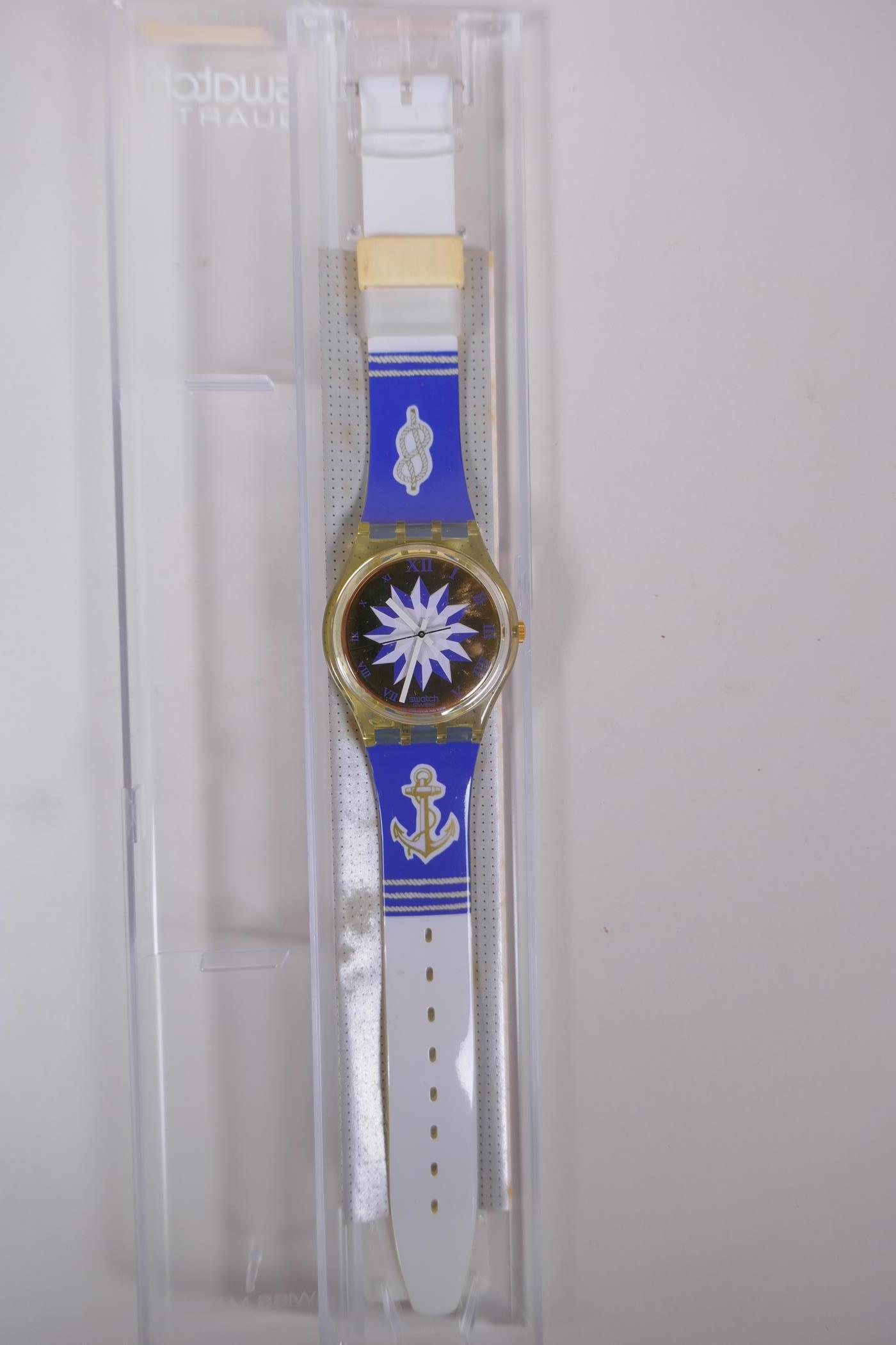 A collection of Retro Swatch watches including The Swatch Collectors of Swatch Golden Jelly 1991, - Image 8 of 12