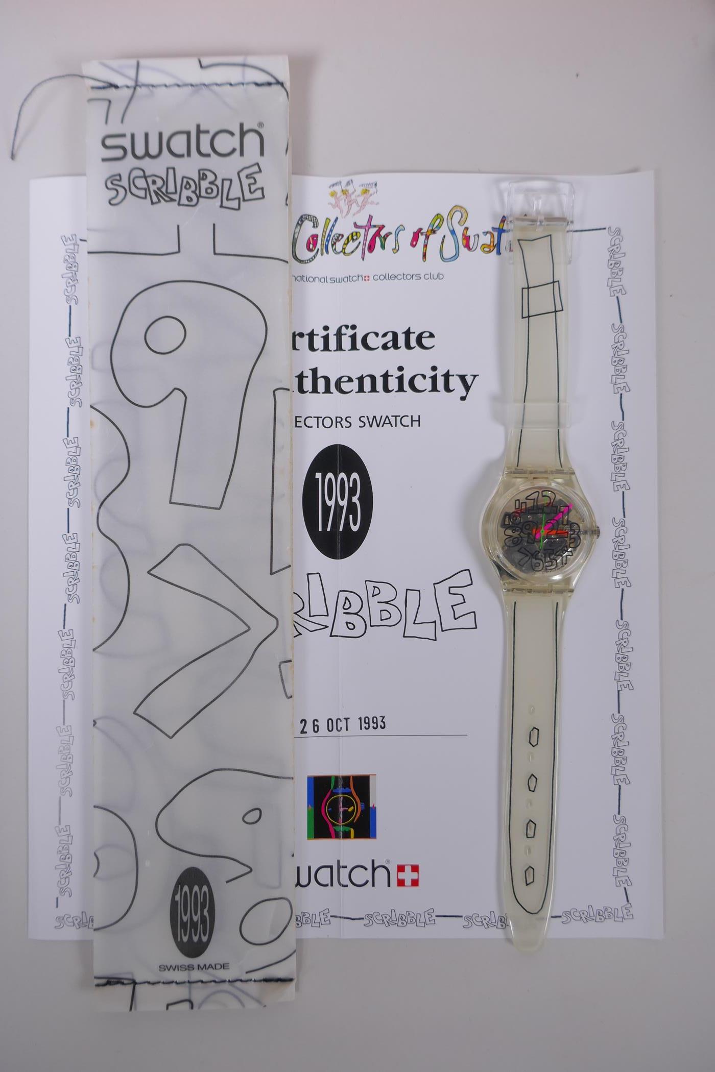 A collection of Retro Swatch watches including The Swatch Collectors of Swatch Golden Jelly 1991, - Image 2 of 12