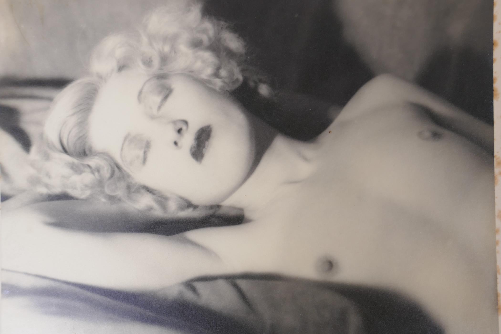 Seven 1930s black and white glamour photographs by D. Hosegood (?), 19.5 x 25cm - Image 2 of 11