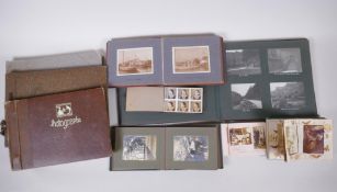 A collection of early C20th photograph albums of social historical interest, including many photos