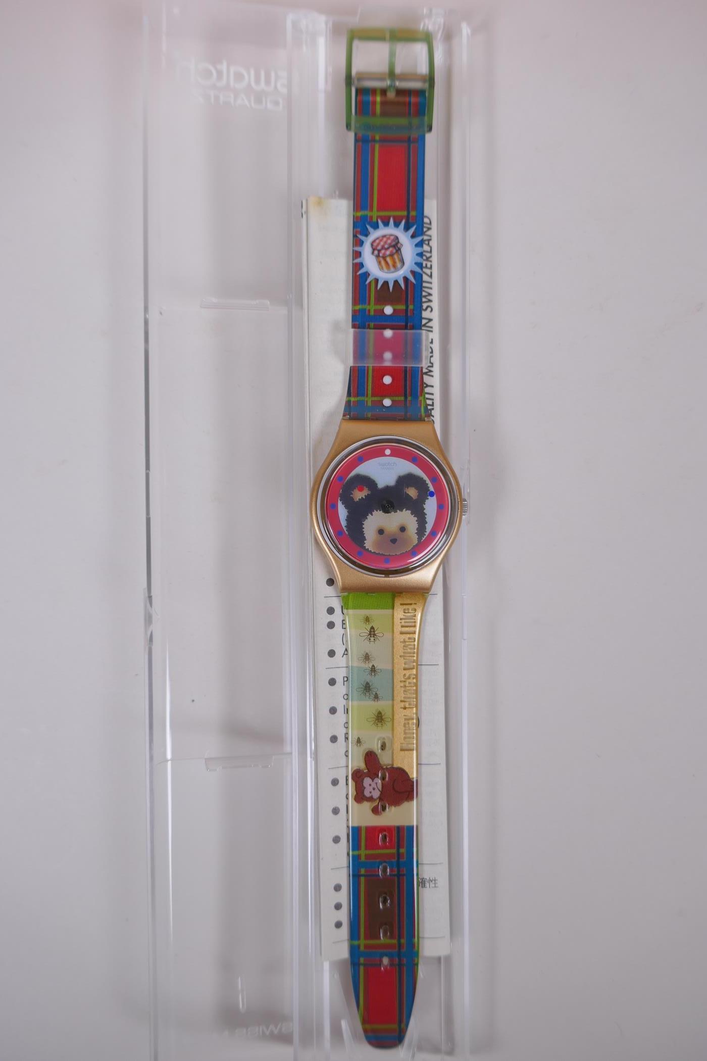 A collection of Retro Swatch watches including The Swatch Collectors of Swatch Golden Jelly 1991, - Image 10 of 12