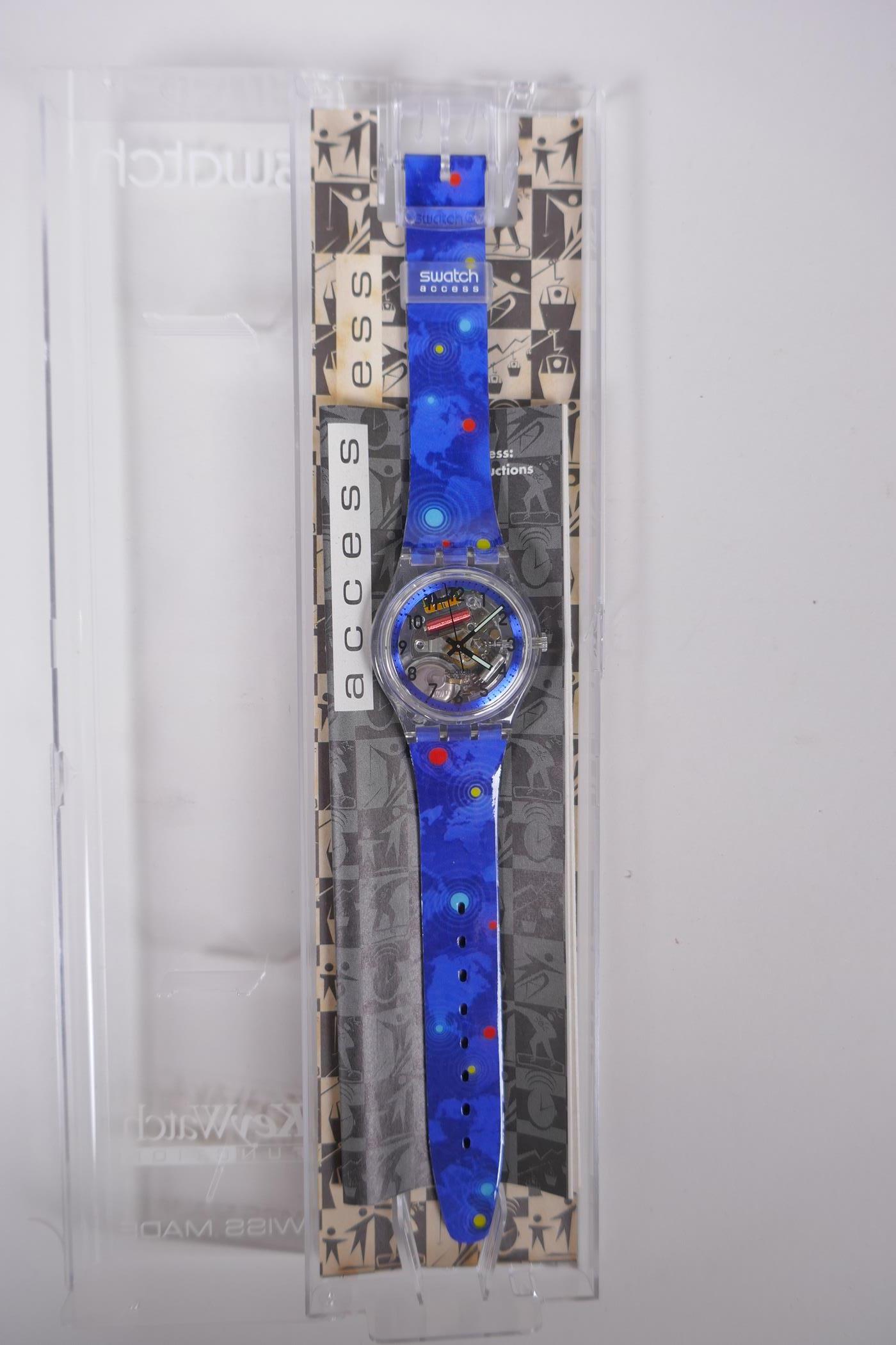 A collection of Retro Swatch watches including Color the Sky 2004, Luminosa 1997 (Scuba Loomi), - Image 3 of 13