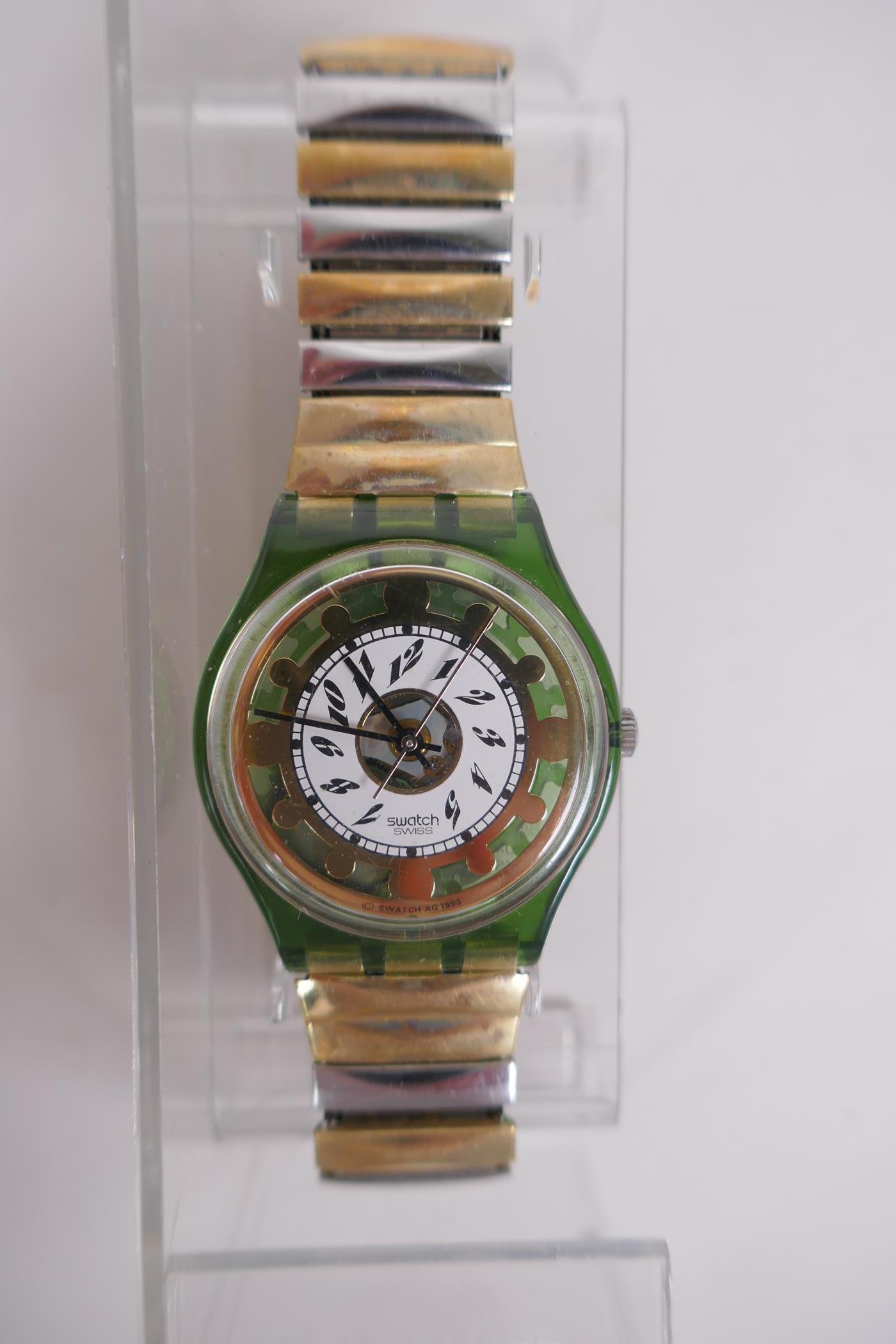 A collection of Retro Swatch watches including Color the Sky 2004, Luminosa 1997 (Scuba Loomi), - Image 13 of 13