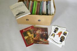 A quantity of sale catalogues, Ottomans, Orientalists, Military etc