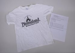 A Banksy Dismaland Kids T-shirt (7-8), with an email purchase order