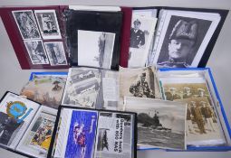 A large quantity of photographs, service books, cuttings etc. relating to the Navy and Airforce