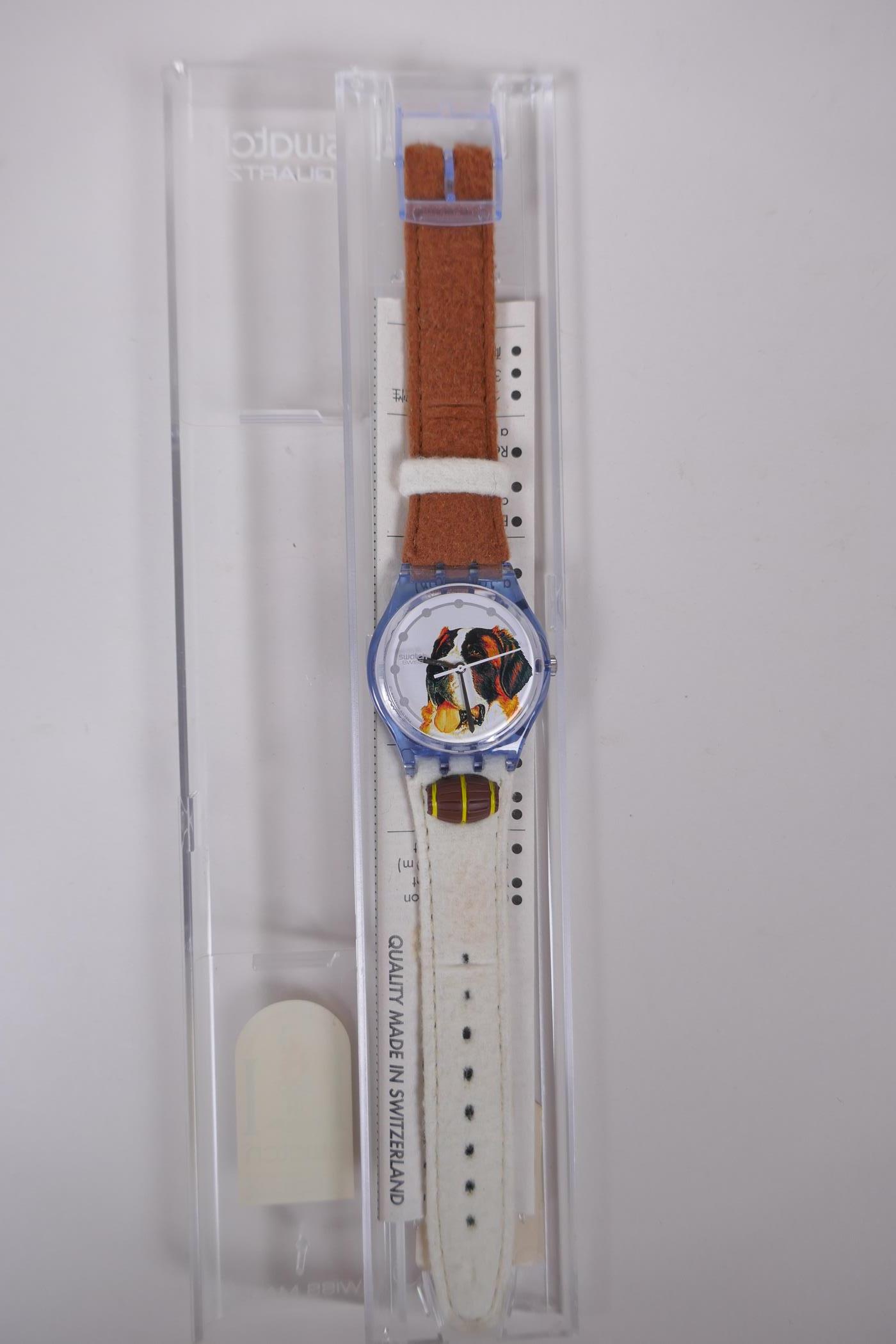 A collection of Retro Swatch watches including The Swatch Collectors of Swatch Golden Jelly 1991, - Image 9 of 12