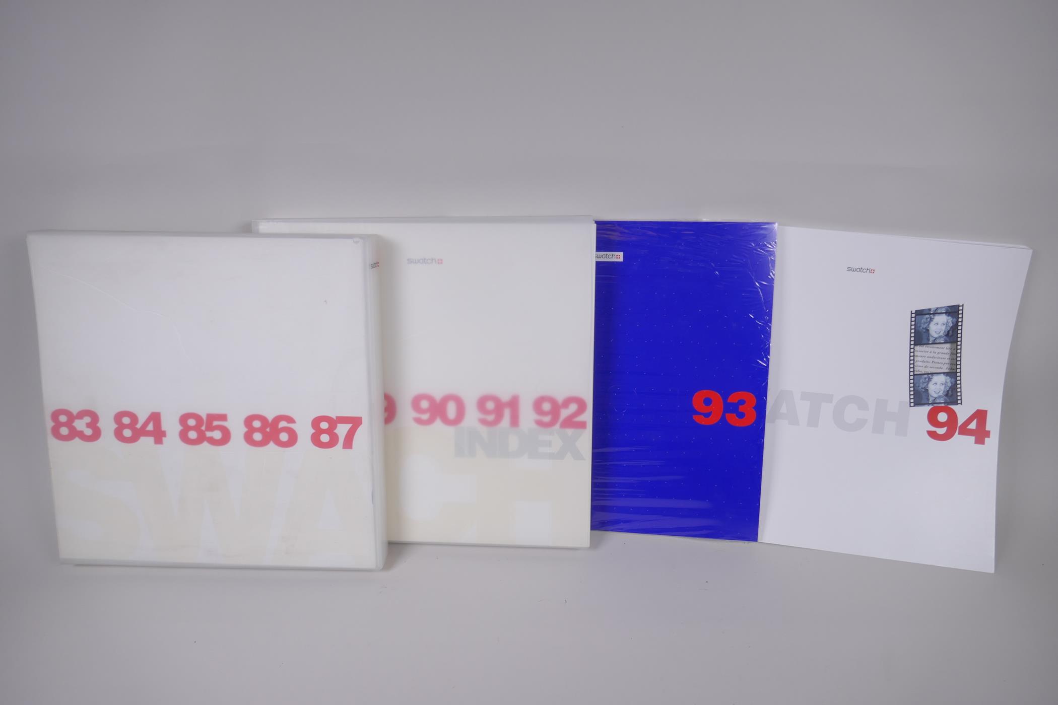 A collection of Swatch watch catalogues/indexes, years '88-92 (x 2), '93 and '94, and a collection - Image 3 of 11