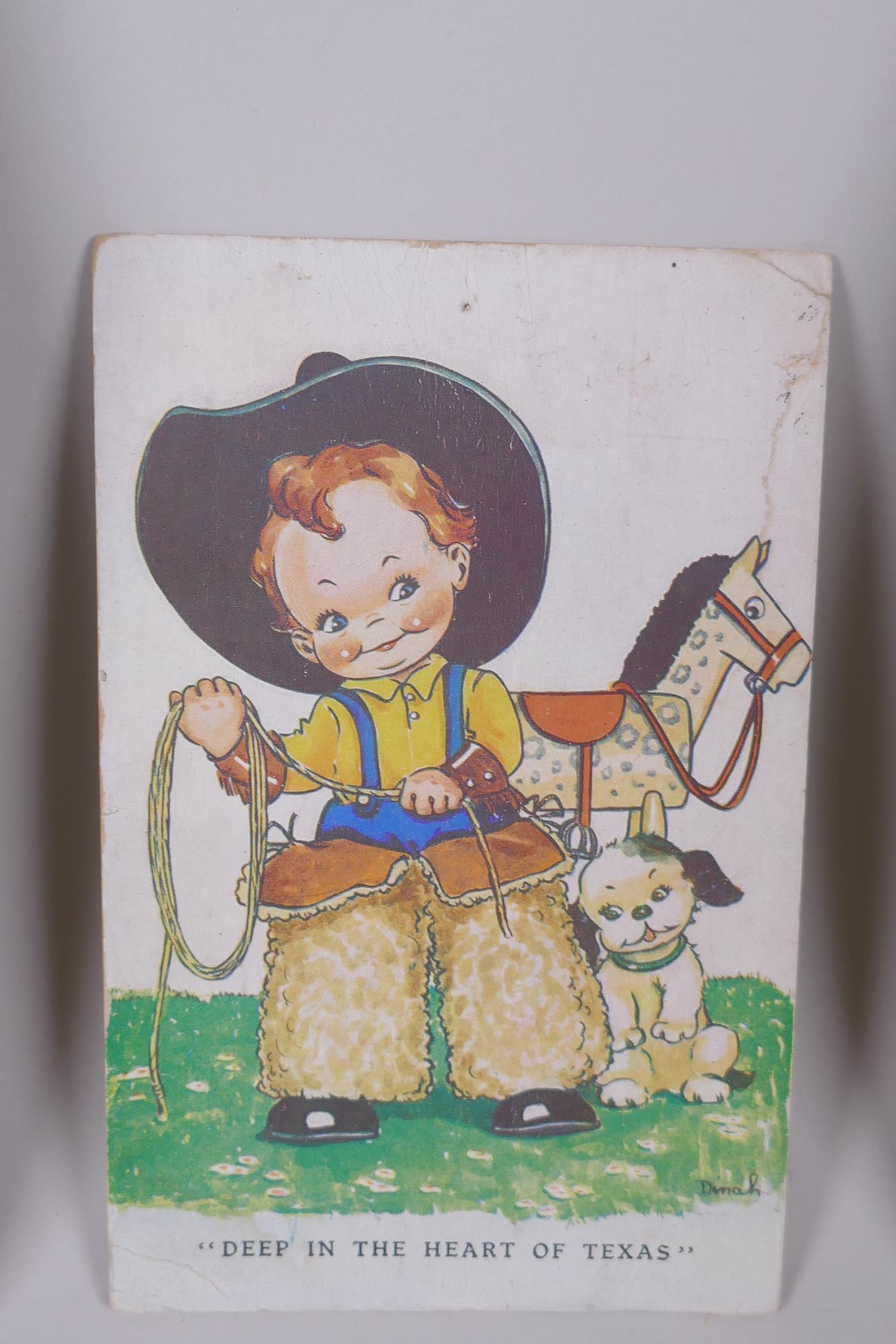 Mabel Lucy Atwell, vintage household wipe clean shopping list plaque, The Bathroom illustrated - Image 4 of 5