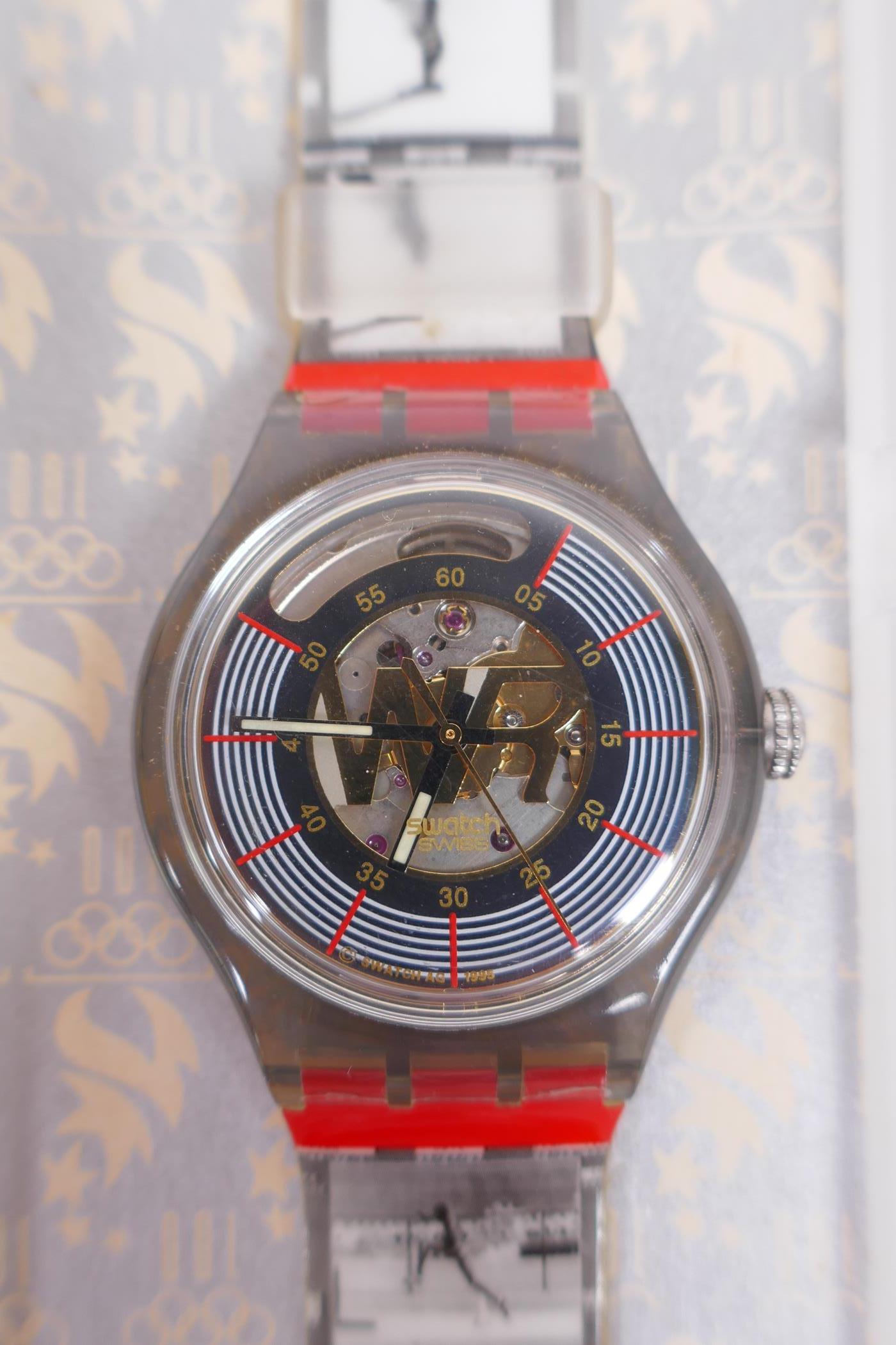 A collection of Swatch watches relating to the Olympic Games including a boxed limited edition ' - Image 9 of 9