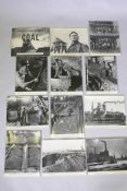 A folio of photographic informational prints on coal, produced by the Ministry of Information, 37