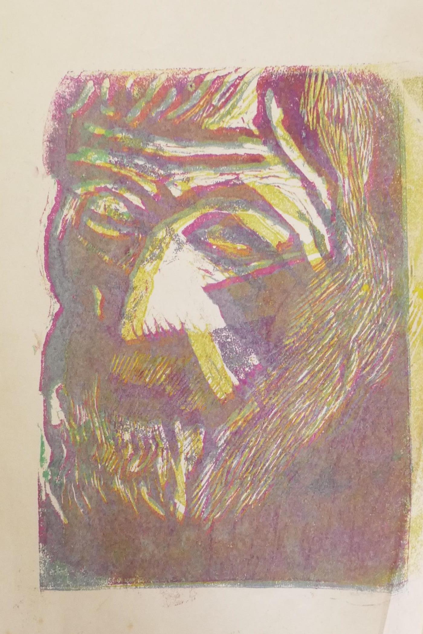 Caroline Whitehead (British), view through autumnal trees, lithoprint, pencil signed to mount, - Image 6 of 7