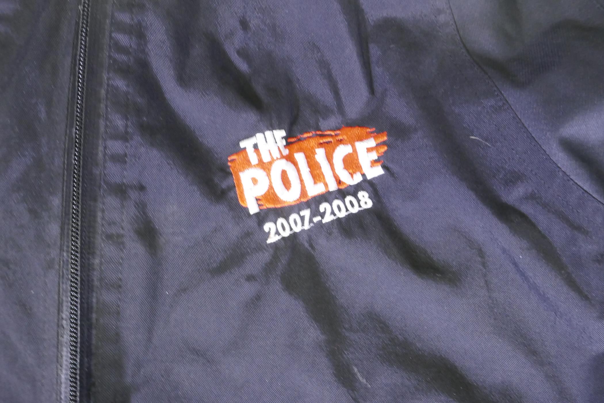 A Police 2007-08 Tour crew jacket, size XL, and an earlier 1983 Tour shirt, size XXL - Image 3 of 7